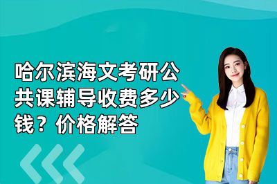 哈尔滨海文考研公共课辅导收费多少钱？价格解答
