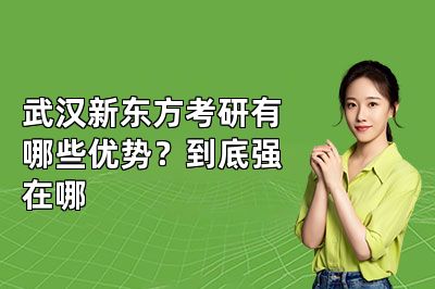 武汉新东方考研有哪些优势?到底强在哪